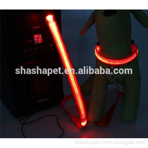 Dog grooming rechargeable dog leash,USB rechargeable led dog lead with dog lead
